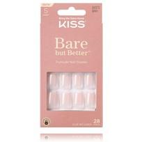 Kiss Bare-But-Better Nails Nudies dirbtiniai priklijuojami nagai - 28 vnt.
