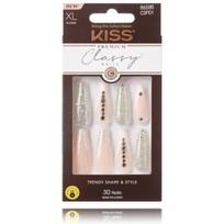 Kiss Classy Nails Premium Sophisticated dirbtiniai priklijuojami nagai - 30 vnt.