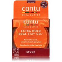 Cantu Shea Butter Firm Hold Edge Stay Gel formavimo gelis garbanotiems plaukams - 64 g.