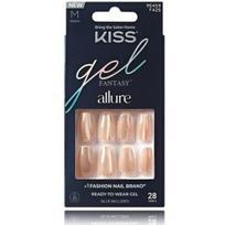 Kiss Gel Fantasy Allure MoonBeam Nails dirbtiniai priklijuojami nagai - 28 vnt.