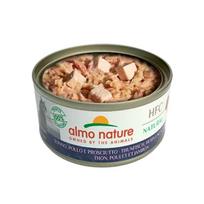 Almo Nature HFC Tuna, Chicken & Ham konservai katėms su tunu, vištiena ir kumpiu, 70 g