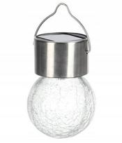 Dekoratyvinis lauko šviestuvas LED (saulės energija), 6 cm