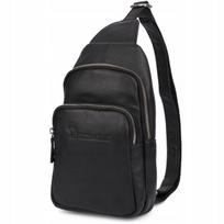 Odinė kuprinė juosmens krepšys crossbody bag madingas 2 skyrių krepšys