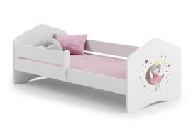 FALA vaikiška lova su apsaugine tvorele 160x80 Sleeping princess
