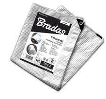Armuotas sodo tentas Bradas Leno Cristal, 8 x 10 m, 100 g/m²