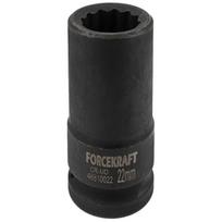 3/4" gilūs smūginiai lizdai 22 mm 12-taškinis galąstuvas