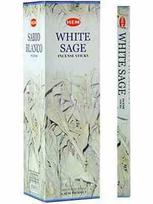Aromatinės smilkalų lazdelės Hem White Sage, 8 vnt.