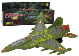 Žaislas naikintuvas F35 Super Fighter Lean Toys, žalias