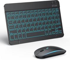 Bluetooth klaviatūra ir pelė komplektas, UK, juoda