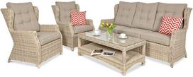 Lauko baldų komplektas TRIVENTO 3, Beige