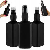 10x Stiklinės buteliai Daniels 500 ml juodi matiniai