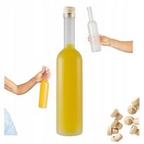 Šalčio stiklinė butelis Futura 500 ml su kamščiu