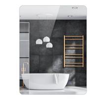 Costway 80 x 60 cm stačiakampis LED apšviečiamas veidrodis