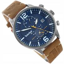 Vyriškas laikrodis Timberland Tdwgf2182301, rudas, odinis, datos, dual-time