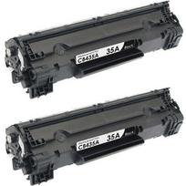 Kasetė lazeriniui spausdintuvui 85A CE285A / 36A CB436A / 35A CB435A / CRG-712 / CRG-713 / CRG-725 / CRG-728 2pc, IDE KOMPLEKT HP 35A, CB435A TWINPACK!