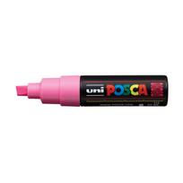 Žymeklis UNI Posca PC-8K, kirstu galu, 8 mm, fluorescencinė rožinė