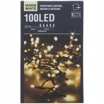 Kalėdų eglutės žibintai vidaus lauko 1042,5 cm WARM WHITE 100 LED WHITE