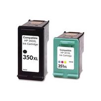 Kasetė rašaliniams spausdintuvams 350XL Black + 351XL TriColor, 350XL Black + 351XL TriColor