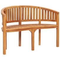 Banano formos suoliukas，Sodo suolas，Lauko suoliukas, 120cm, tikmedžio medienos masyvas CFE4420504