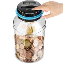 Skaitmeninė taupyklė skaičiuojanti pinigus, tik EURO monetoms, Magicso