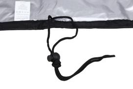 Lauko baldų uždangalas, 150 x 250 x 60 cm, juodas