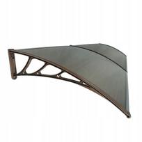 Stogelis virš durų Metal-gum, 200x100 cm, rudas