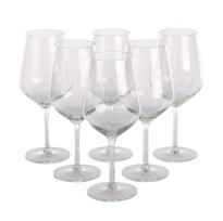 rubin raudono vyno taurės 530ml, 6 vnt.
