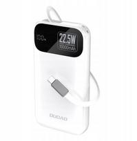 Atsarginis maitinimo šaltinis ("Power Bank") Išorinė baterija 10 000 mAh balta 22,5 W su laidu