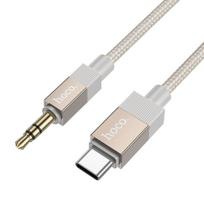 Audio adapteris HOCO (UPA32B) USB-C į 3,5mm(p) auksinis (1M)