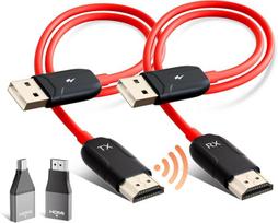 Išmaniojo (Smart TV) ir televizoriaus priedas Belaidis HDMI siųstuvas-priėmikvas 5GHz, 4K, juodas