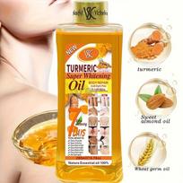 Kurkumos balinantis kūno aliejus su glicerinu, 200ml.