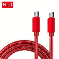 USB-C į USB-C laidas telefonams, Raudona