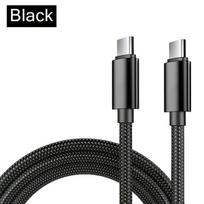 USB-C į USB-C laidas telefonams, Juoda