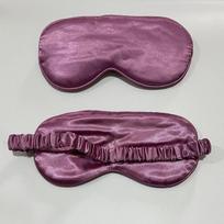 Dvipusė vienspalvė tamsinanti miego akių kaukė ,  Violetinė