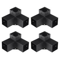 Pergolos laikiklis Vevor SSC4, 22x22x15.2 cm, 4 vnt.