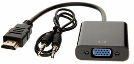 ADAPTERINĖ KEITIMAS IŠ HDMI Į VGA+AUDIO