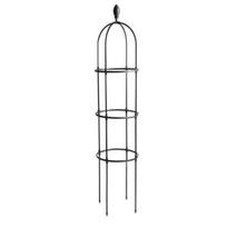 Metalinė atrama vijokliniams augalams, 180 cm, juoda