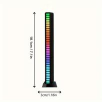 USB muzikos RGB LED juosta