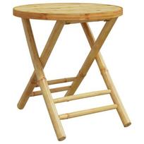 Sulankstomas sodo stalas，Lauko stalas, 45x45cm, bambukas CFE312591