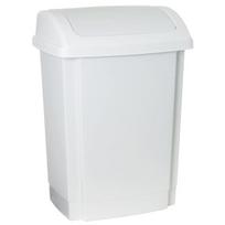 Šiukšlių konteineris 25L Swing baltas