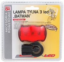 Dviračio galinės sėdynės lempa batman 5 LED
