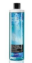 Vyriškas dušo želė ir šampūnas 2in1 Avon Ocean Surge, 500ml