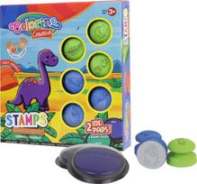 Antspaudukų rinkinys „Dinozaurai“ Colorino Creative