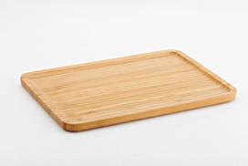 Keturkampis bambukinis padėklas, 39x29,3x1,5cm