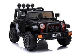 Elektromobilis vaikams Jeep BRD-7588 4x4, juodas
