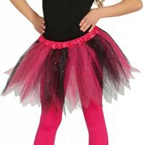 Juoda-oranžinė "tutu" sijonas šokėjoms