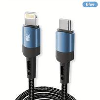 30W MFi USB-C į Lightning laidas, Mėlyna