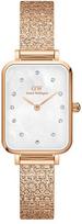 Daniel Wellington Quadro Lumine 20mm rožinio aukso moteriškas laikrodis