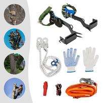 Arboristų laipiojimo įranga su saugos diržu ir virve