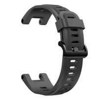 Silicone Watch Strap Amazfit T-Rex, Tamsiai pilka
